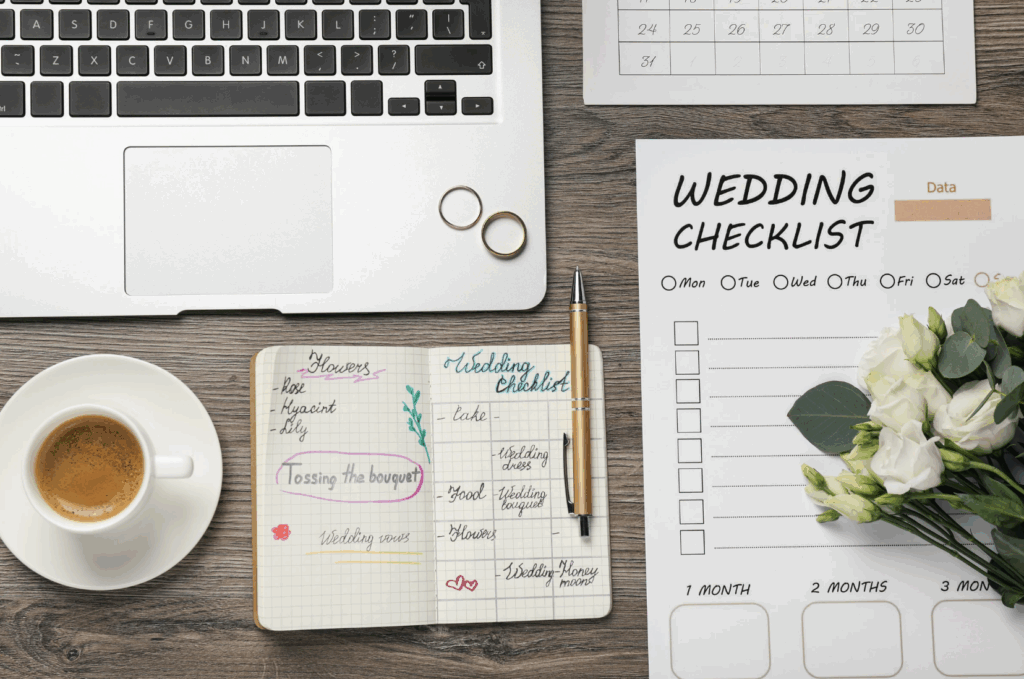 What the desktop can look like for pinterest marketing for wedding planners