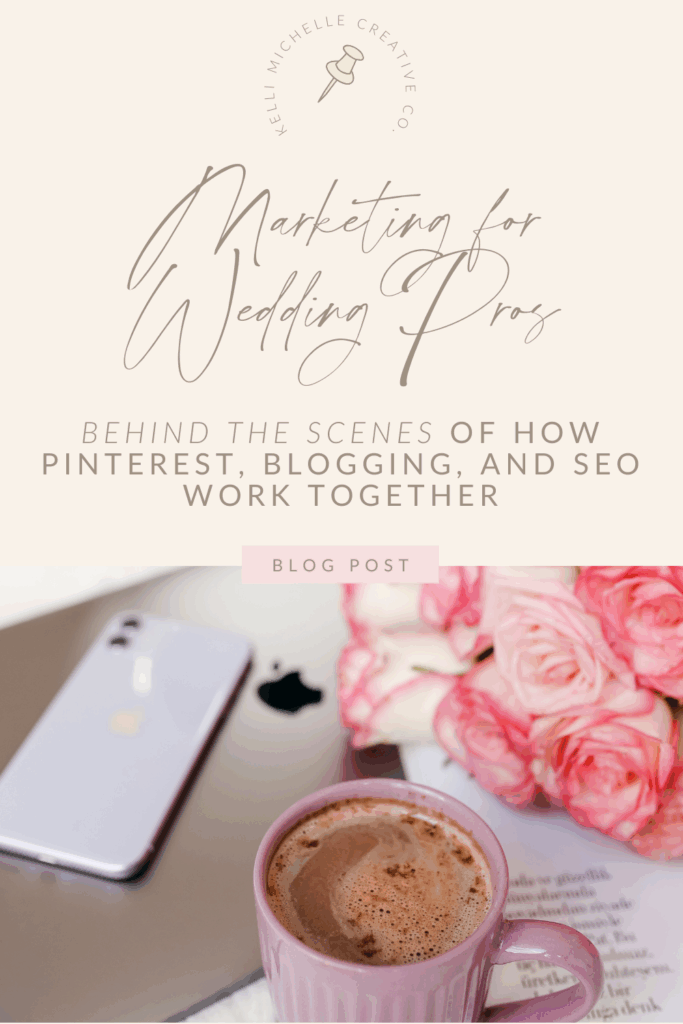 Graphic about marketing for wedding pros
